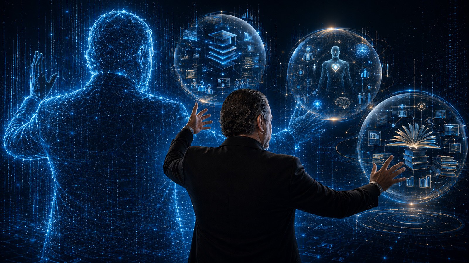 AI evidence command center showing public applied AI systems and knowledge architecture
