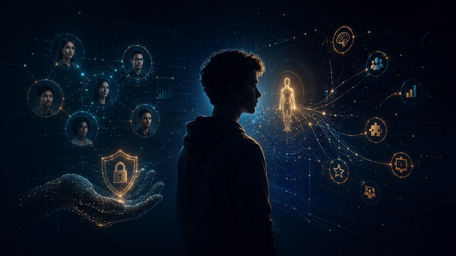 Human-centered AI talent detection system with privacy-aware personal development workflows